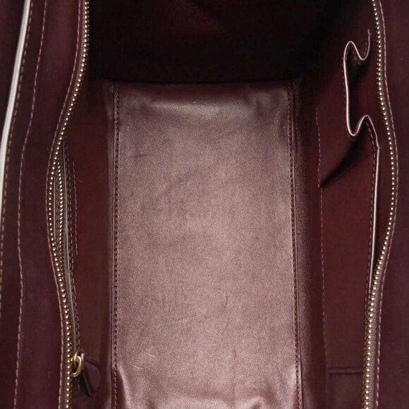 Celine Tricolor Smooth Calfskin Leather Mini Luggage Tote Bag - Picture 10 of 12